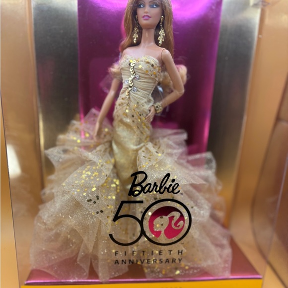 Barbie 50th Anniversary Gold Gown Doll